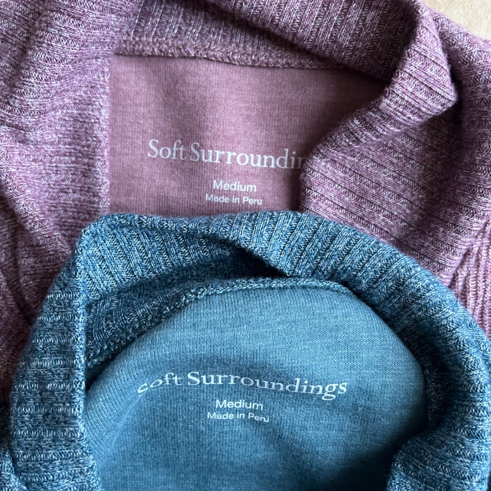 Soft Surroundings Zip Up Sweater Bundle Size Medium - Picture 4 of 8